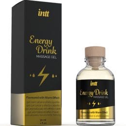 INTT MASSAGE & ORAL SEX - MASSAGE GEL WITH FLAVORED ENERGY CA DRINK AND HEATING EFFECT 2
